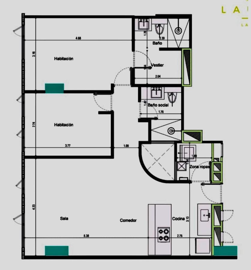 Apartamento Lauret En Laureles Medellin Exterior photo